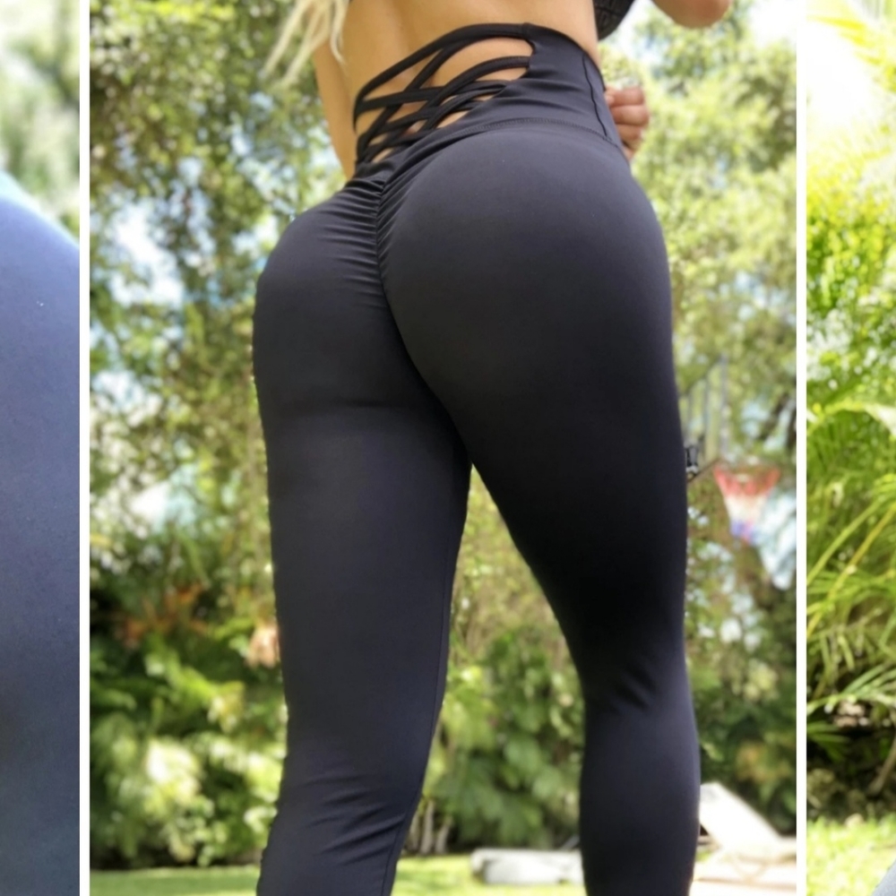 Abs2B back strappy leggings, size L